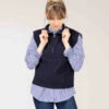 Pull Sans Manches Femme Bleu Marine -Terre De Marins prod 9960 pull indigo kary 666x812 fc7ea0111e0b